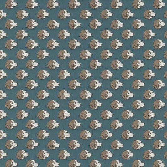 On The Scent Wallpaper - Indigo - Mulberry Home - FG089/H10 - Premier Wallcovering