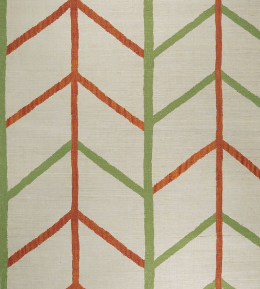 One Way Grass Cloth Wallpaper - Apricot - Christopher Farr Cloth - CFW101 - 01 - Premier Wallcovering