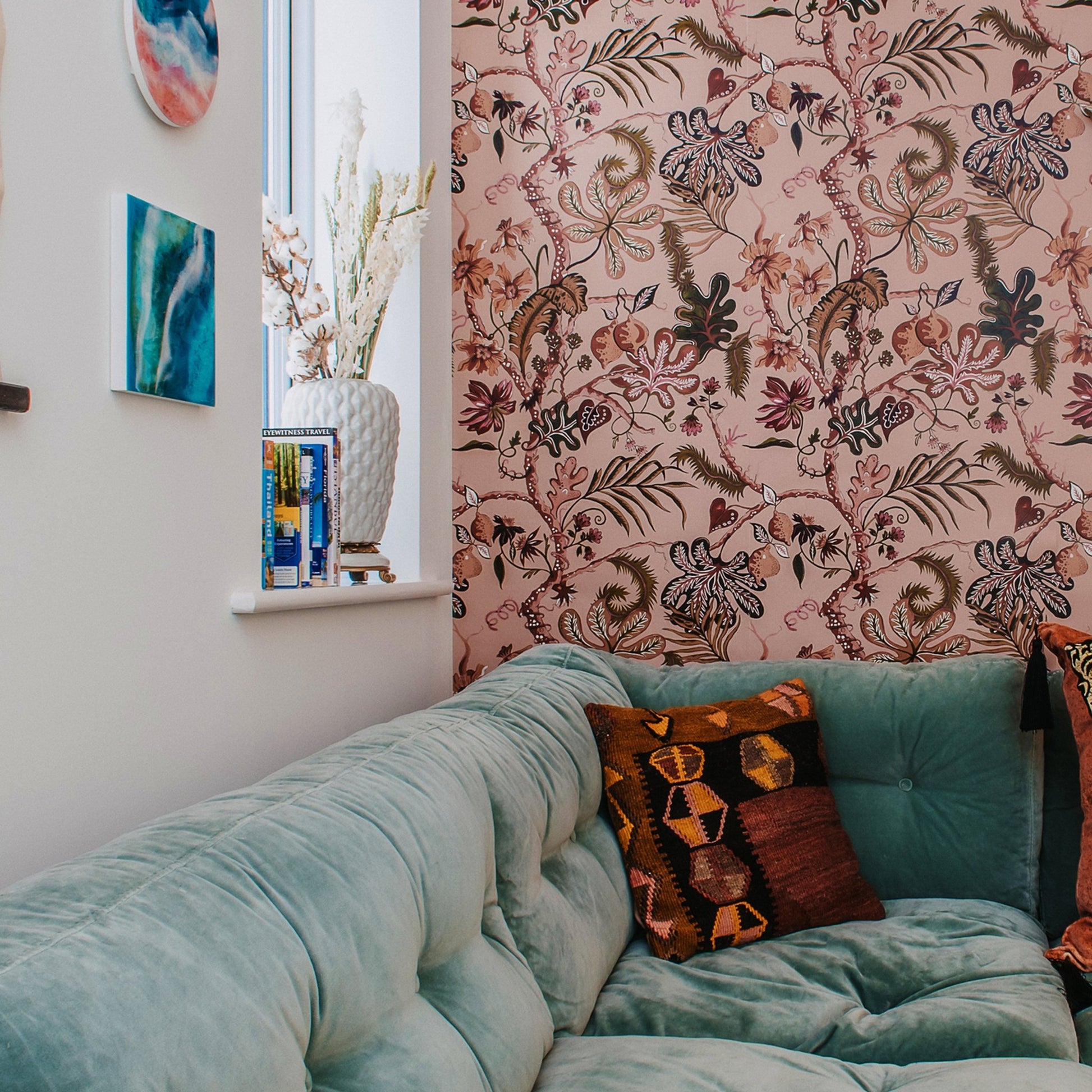 Ophelia Wallpaper - Blush-Pink - Wear The Walls - OPBP894152 - Premier Wallcovering