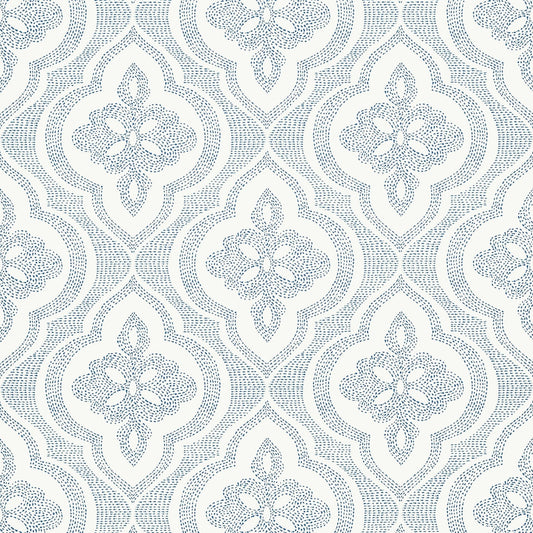 Ophelia Wallpaper - Navy - Thibaut - T2995 - Premier Wallcovering