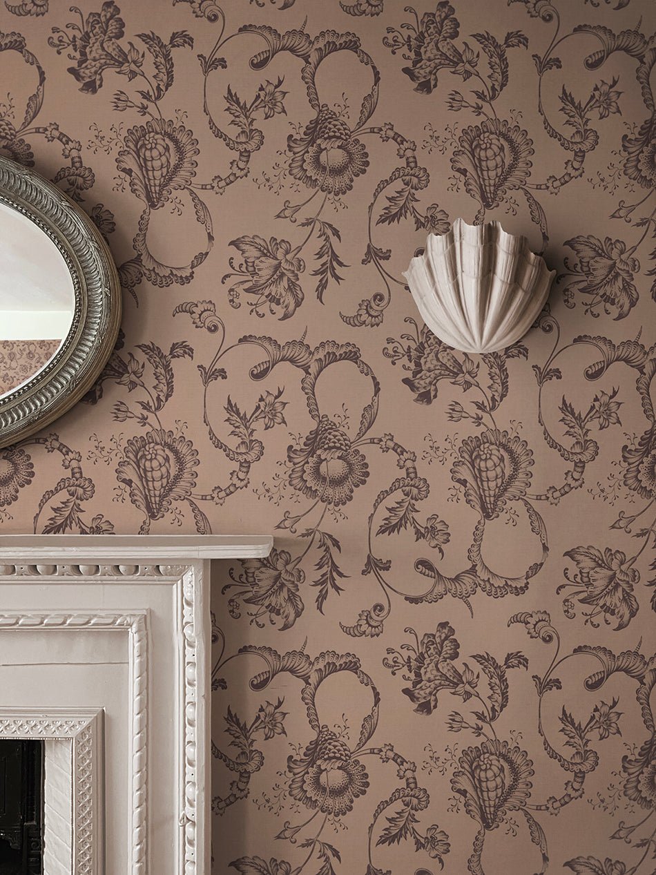Ophelia's Tide Wallpaper - Driftwood - Divine Savages - DVS187-OPHLIA-DRIFTW-WR - Premier Wallcovering
