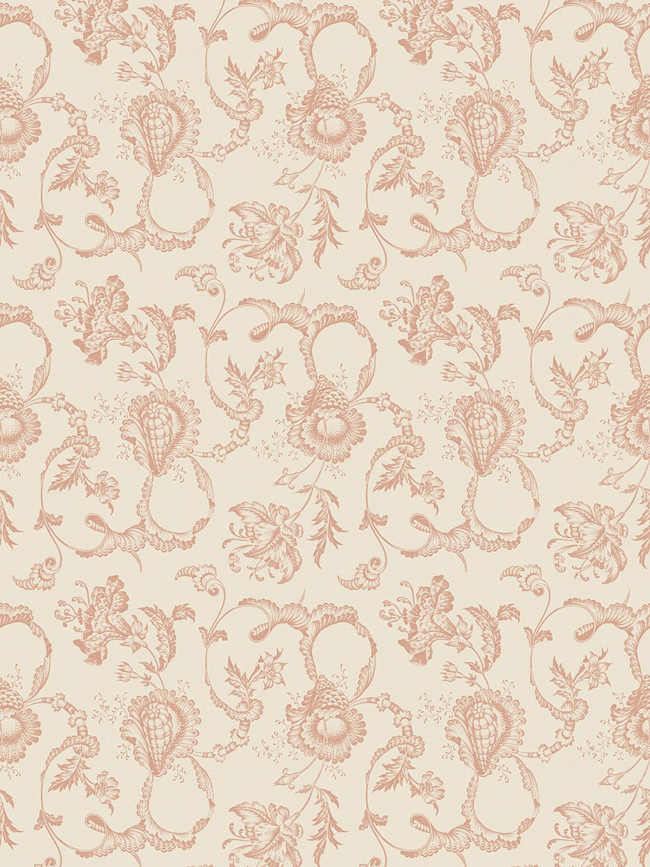 Ophelia's Tide Wallpaper - Shrimp - Divine Savages - DVS185-OPHLIA-SHRIMP-WR - Premier Wallcovering