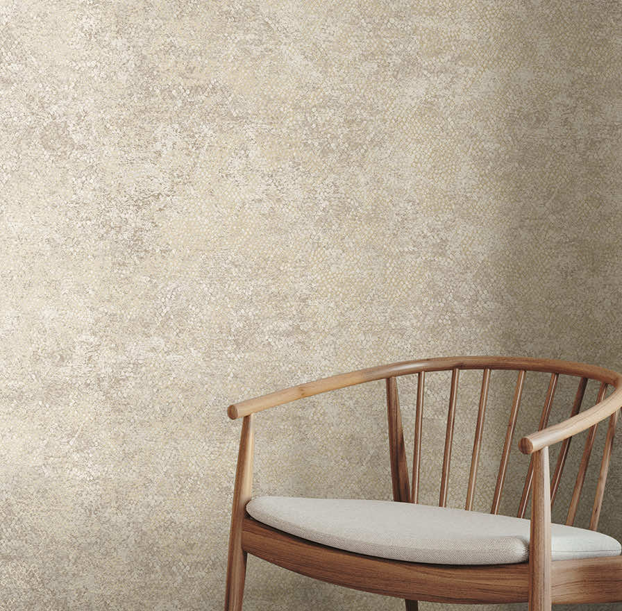 Ophidian Wallpaper - Cream - Holden Décor - 66123 - Premier Wallcovering