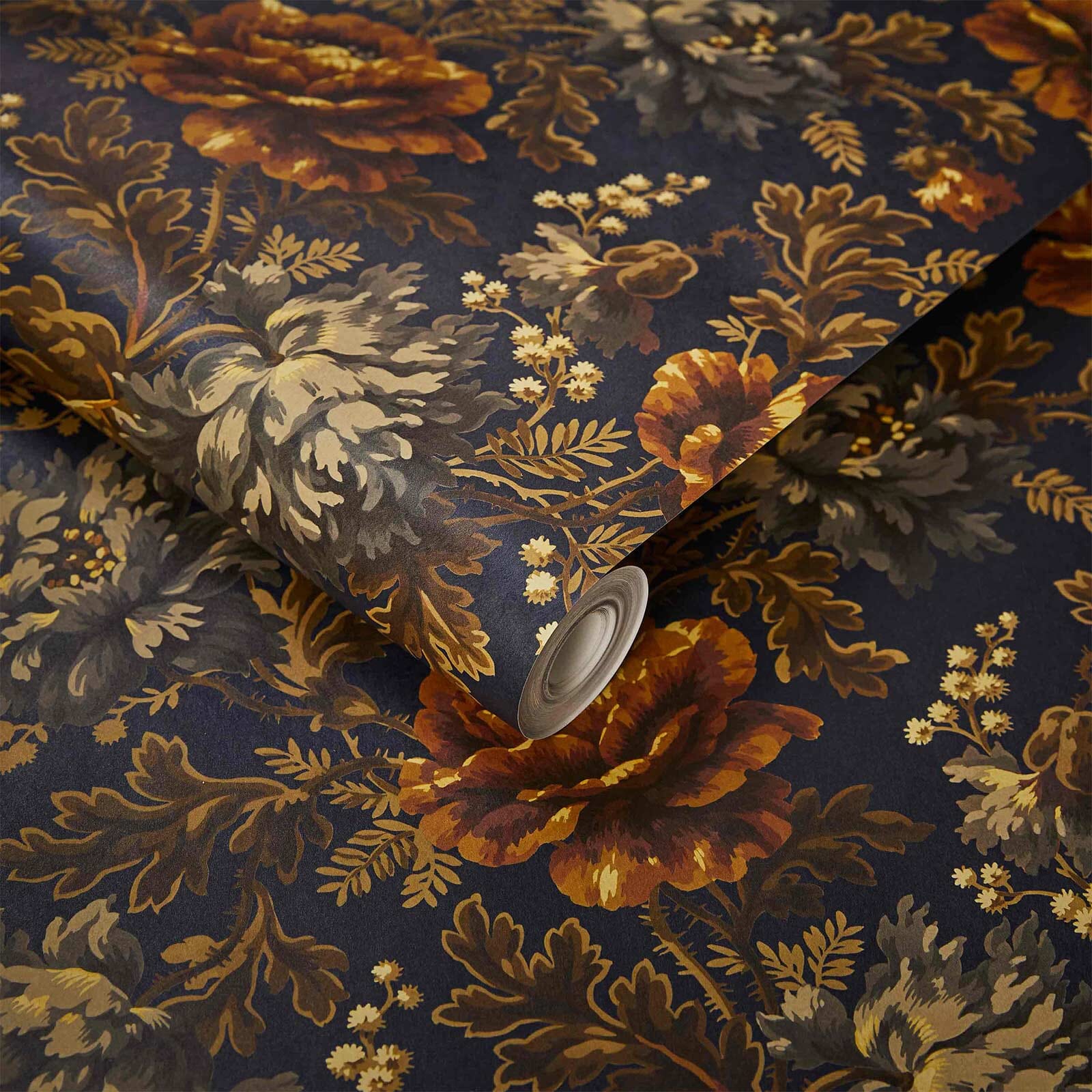 Opia Wallpaper - Midnight - House of Hackney - 1 - WA - OPI - DI - MID - XXX - Premier Wallcovering