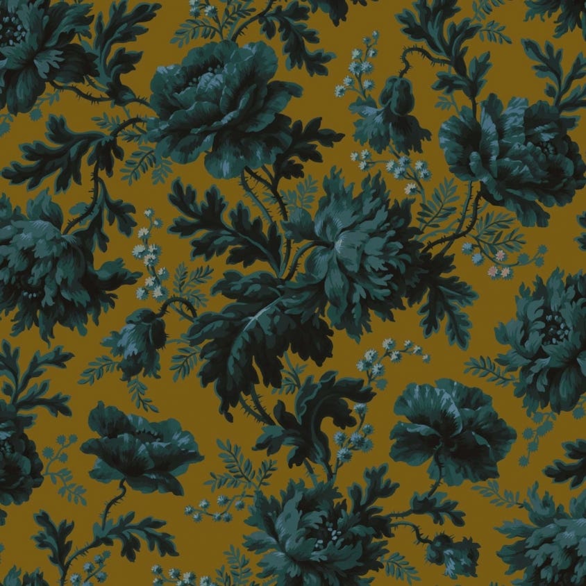 Opia Wallpaper - House of Hackney - 1 - WA - OPI - DI - BRZ - XXX - Premier Wallcovering