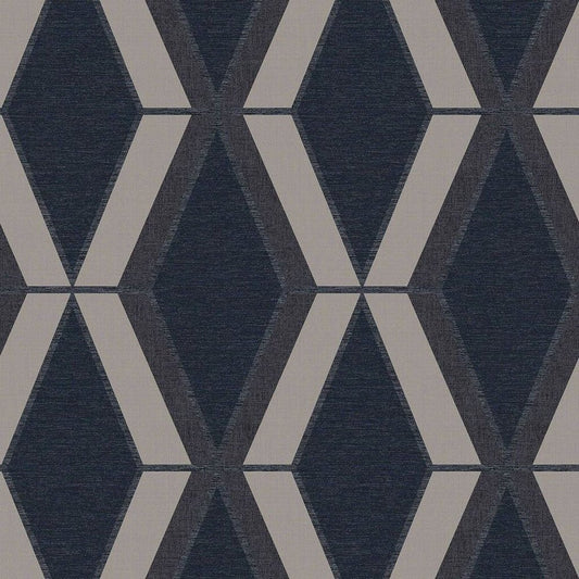 Optical Triangle Wallpaper - Navy - Next - 118282 - Premier Wallcovering