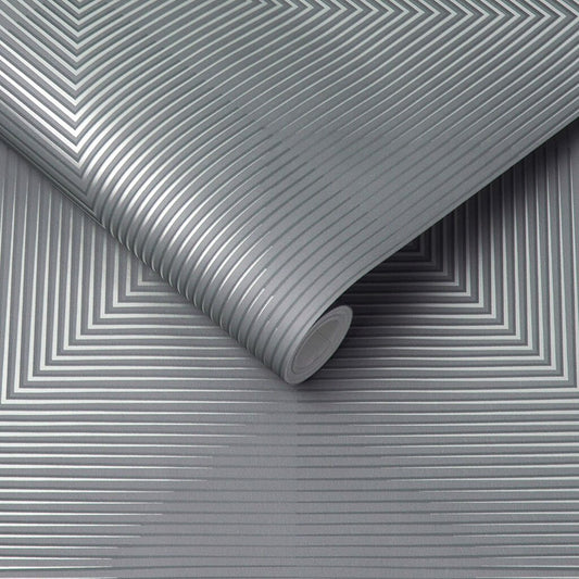 Optical Wallpaper - Shadow - Graham & Brown - 105252 - Premier Wallcovering