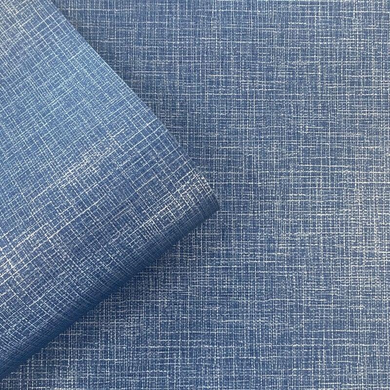 Opulent Plain Texture Metallic Wallpaper - Blue - Muriva - 190114 - Premier Wallcovering