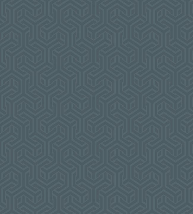 Opus Wallpaper - Blue - Arley House - OPUS44 - Premier Wallcovering