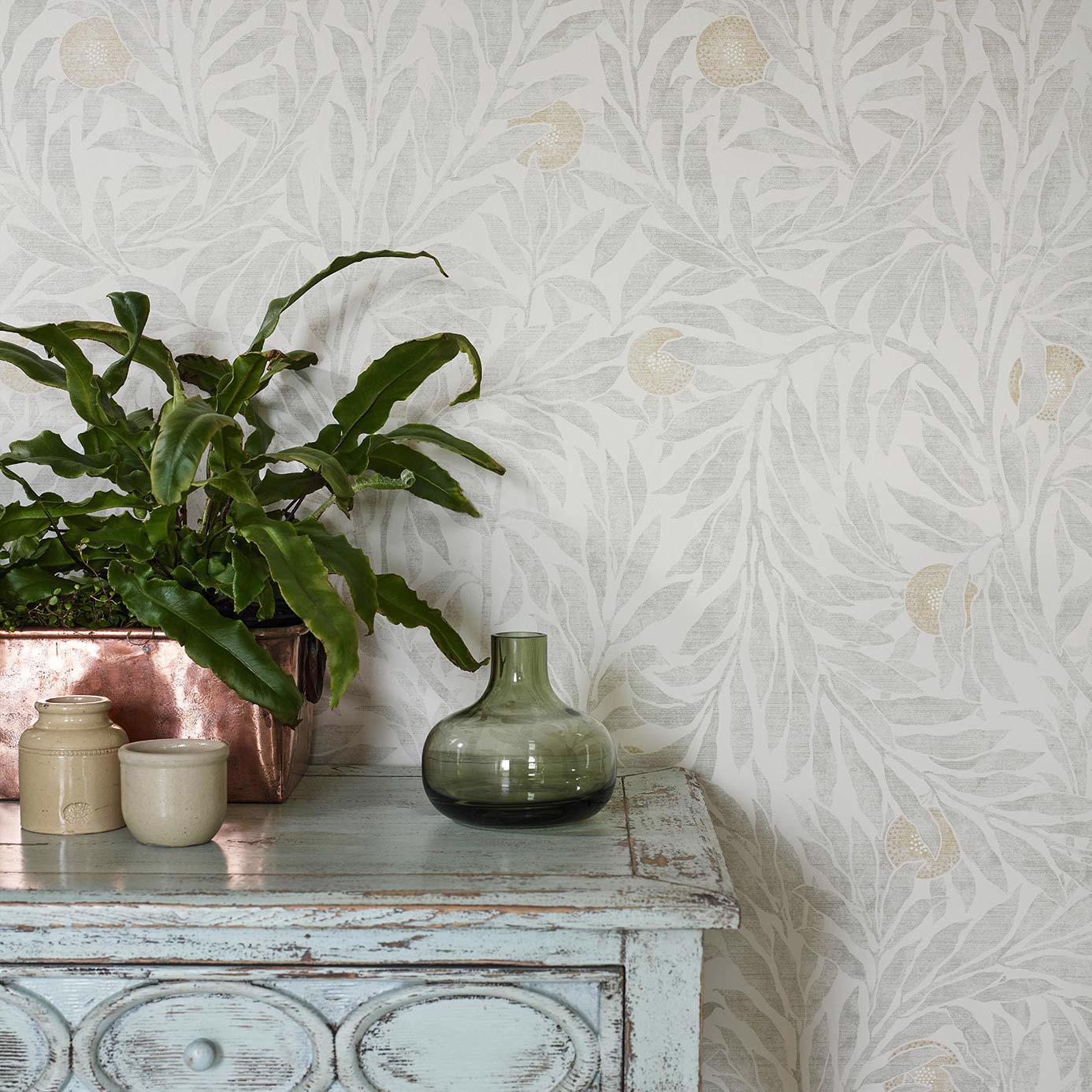 Orange Tree Wallpaper - Dove - Sanderson - DDAM216403 - Premier Wallcovering