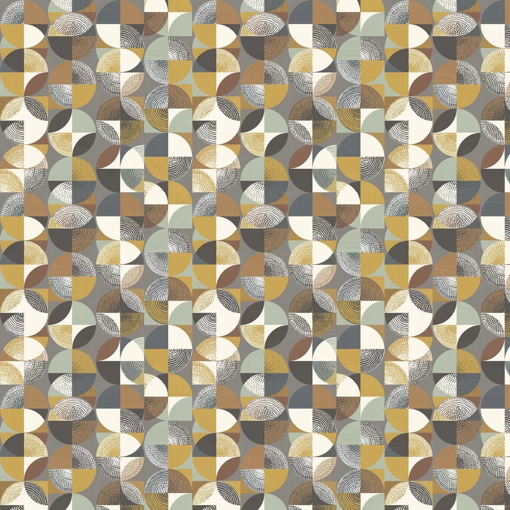 Orb Wallpaper - Caramel - Ohpopsi - GRA50128W - Premier Wallcovering