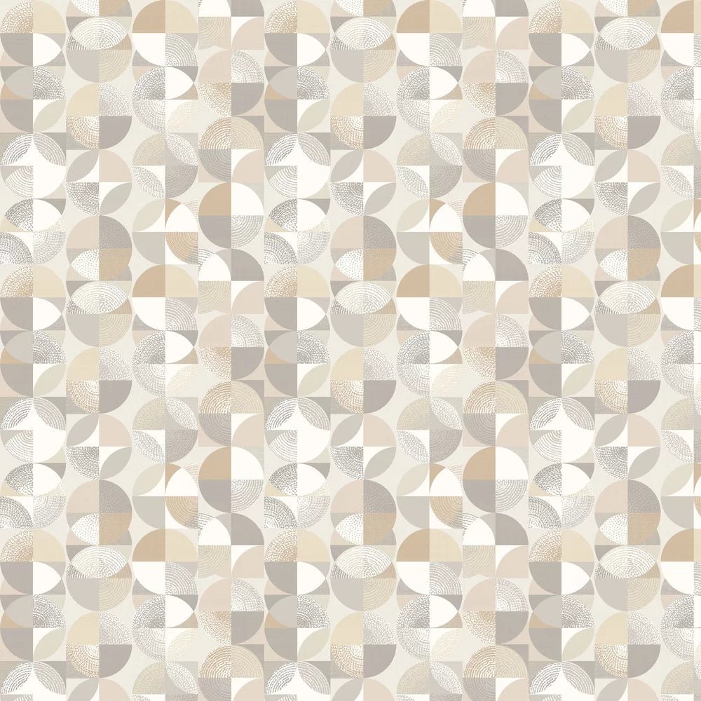 Orb Wallpaper - Fossil - Ohpopsi - LBK50115W - Premier Wallcovering