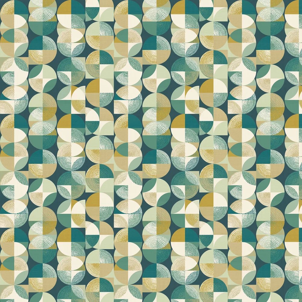 Orb Wallpaper - Spruce - Ohpopsi - GRA50130W - Premier Wallcovering