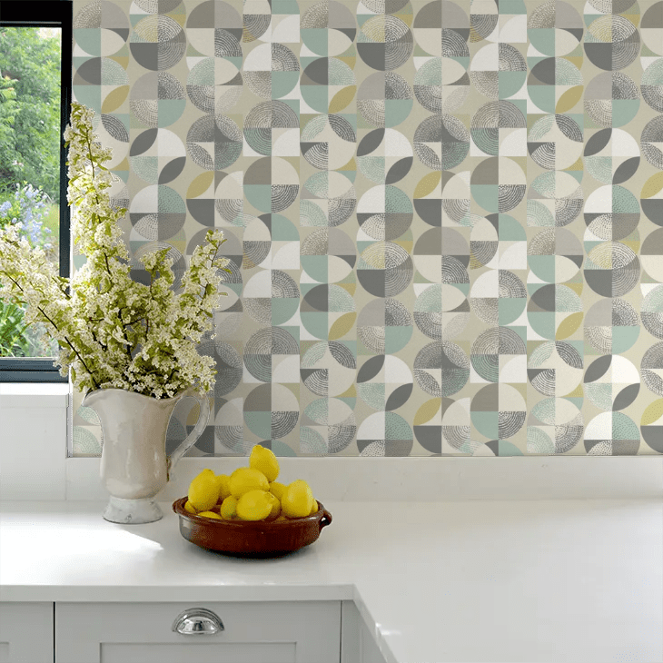 Orb Wallpaper - Hazel Wood - Ohpopsi - GRA50129W - Premier Wallcovering