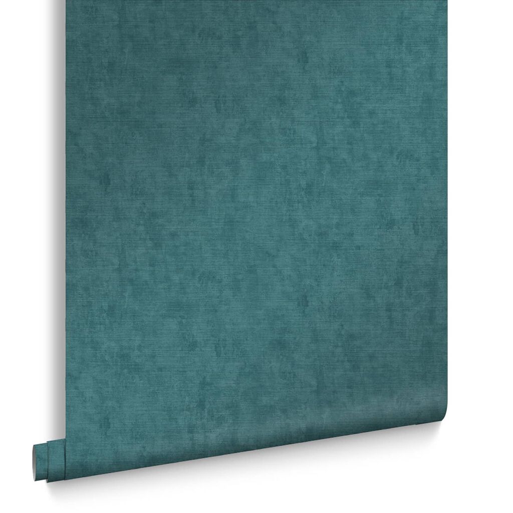 Organdy Silk Wallpaper - Teal - Graham & Brown - 120614 - Premier Wallcovering