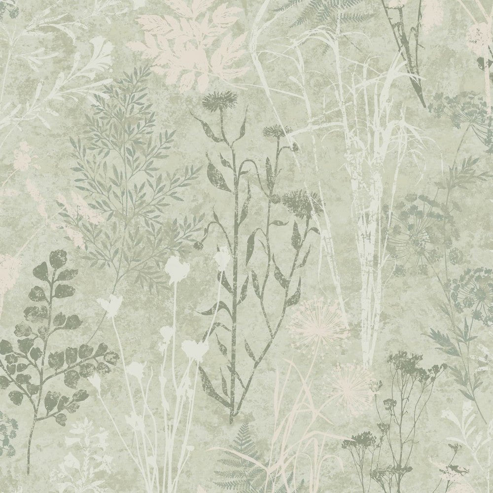 Organics Wallpaper - Sage - Superfresco Easy - 120716 - Premier Wallcovering