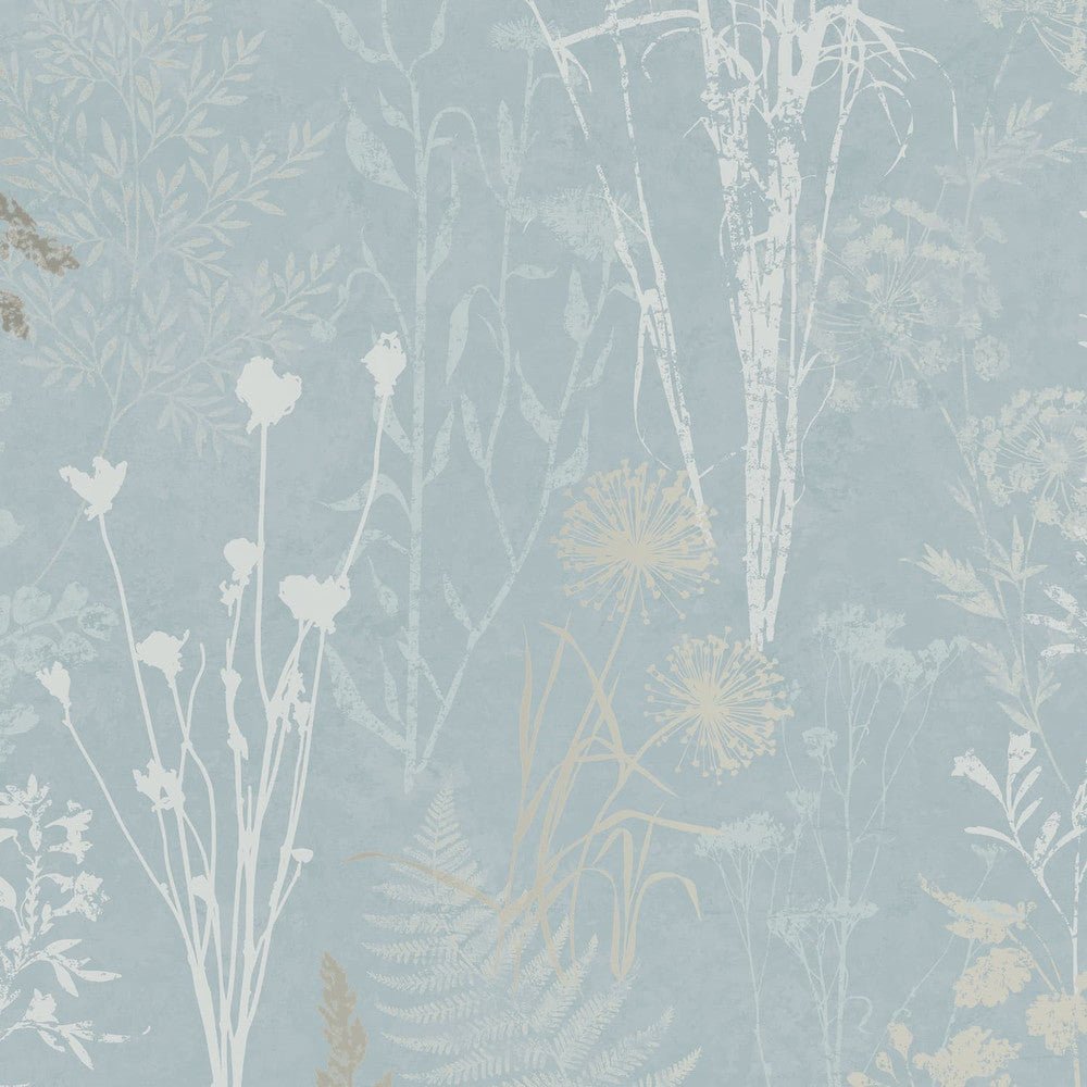 Organics Wallpaper - Duck Egg - Superfresco Easy - 120715 - Premier Wallcovering