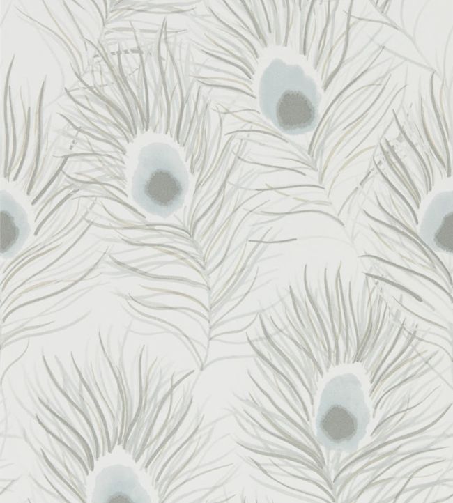 Orlena Wallpaper - Powder Blue/Gilver - HPUT111877 - Harlequin - Premier Wallcovering