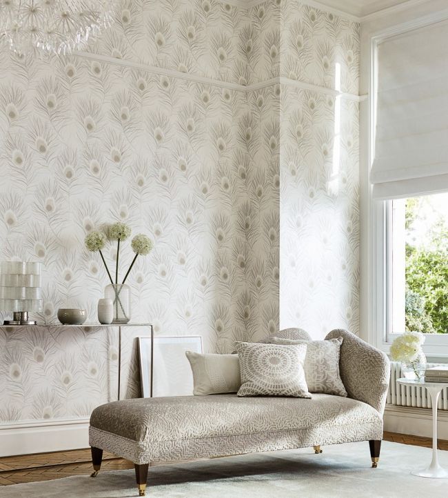 Orlena Wallpaper - Pearl - HPUT111879 - Harlequin - Premier Wallcovering