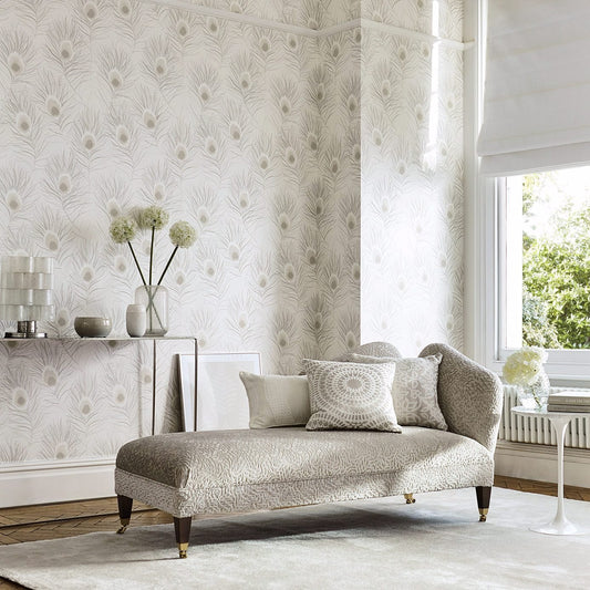 Orlena Wallpaper - Pearl - Harlequin - HPUT111879 - Premier Wallcovering