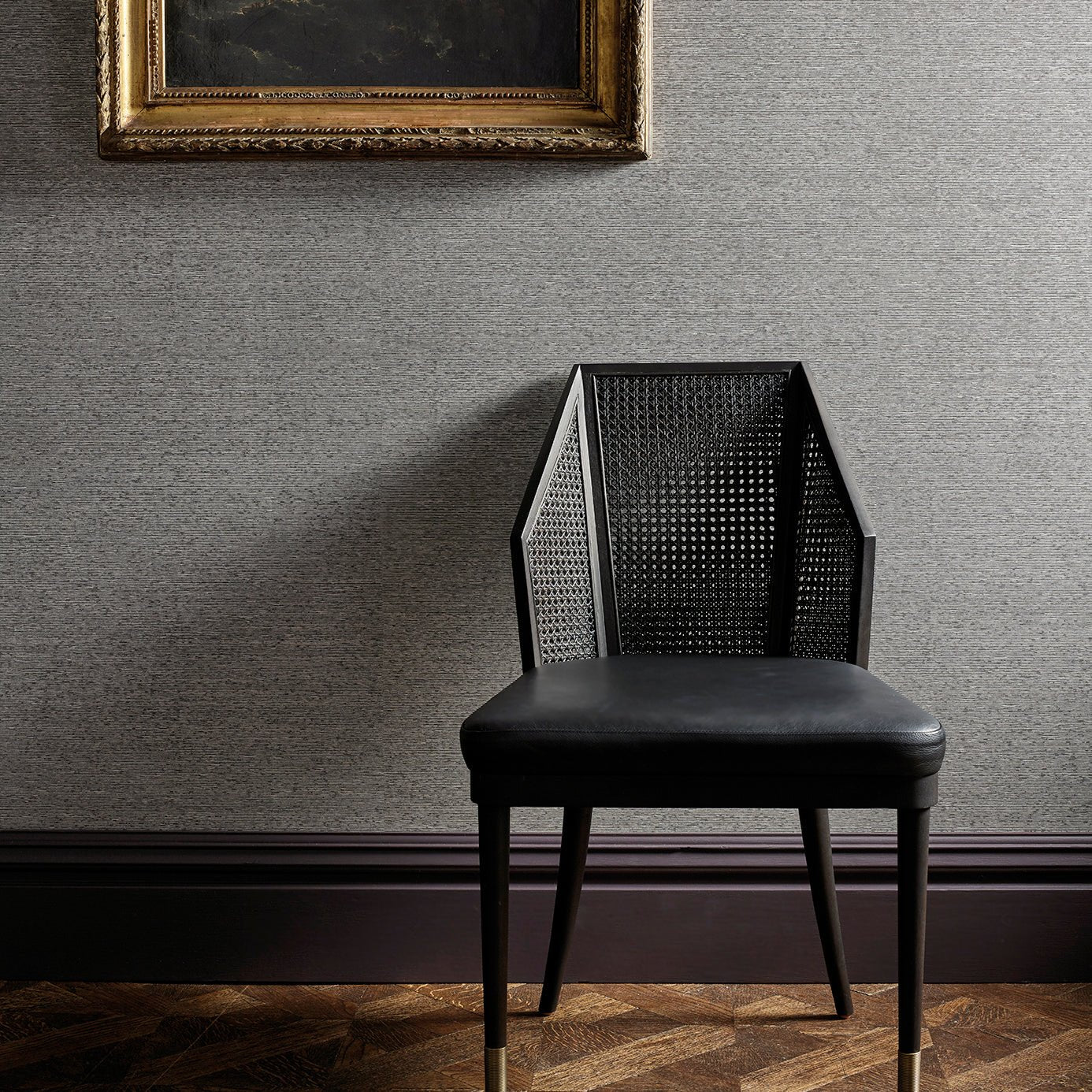 Ormonde Wallpaper - Silver/Dusk - ZDAR312872 - Zoffany - Premier Wallcovering