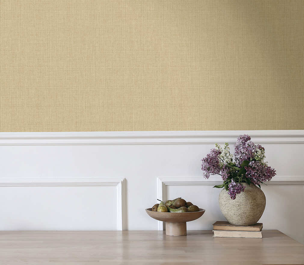 Ormsby Texture Wallpaper - Ochre - Holden Décor - 92002 - Premier Wallcovering