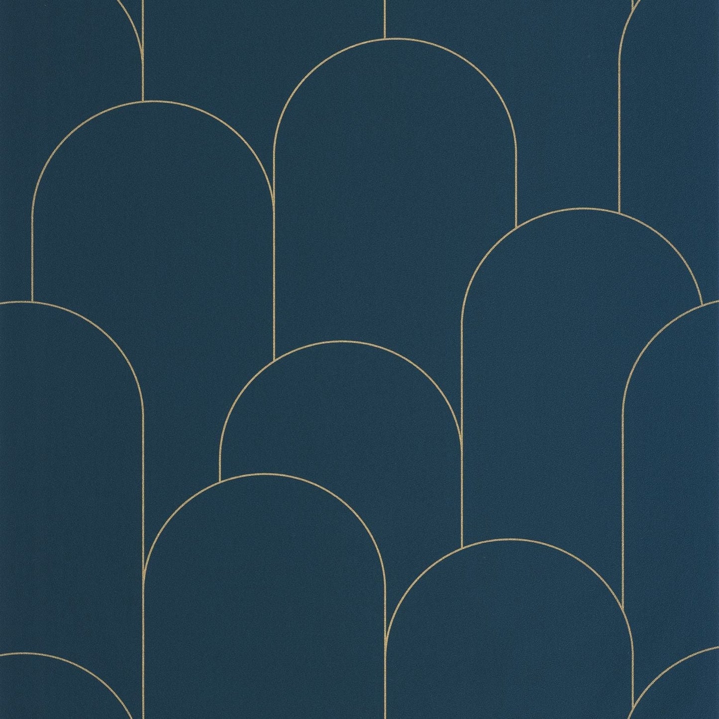 Ornament Wallpaper - Bleu Nuit - Caselio - 105281022 - Premier Wallcovering