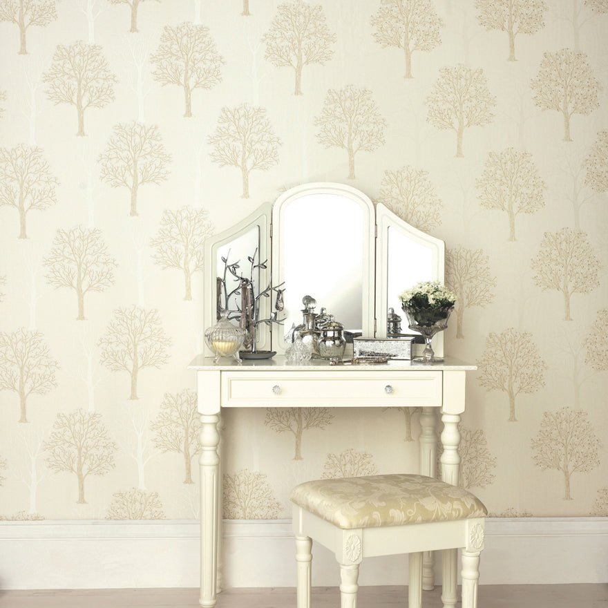 Ornella Wallpaper - Cream - Holden Décor - 35250 - Premier Wallcovering