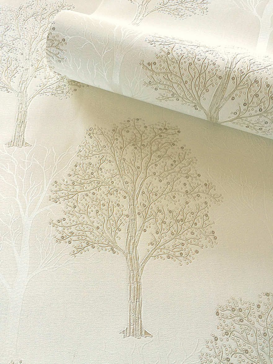Ornella Wallpaper - Cream - Holden Décor - 35250 - Premier Wallcovering