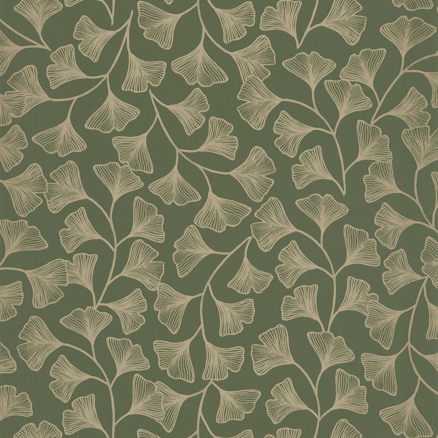 Osaka Wallpaper - Vert Kaki - Caselio - 103917221 - Premier Wallcovering