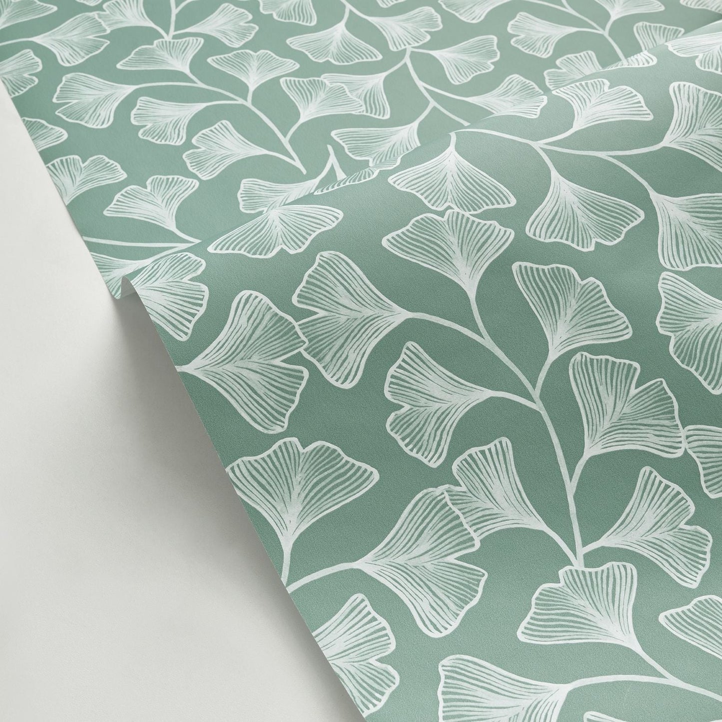Osaka Wallpaper - Vert De Gris - Caselio - 103917493 - Premier Wallcovering