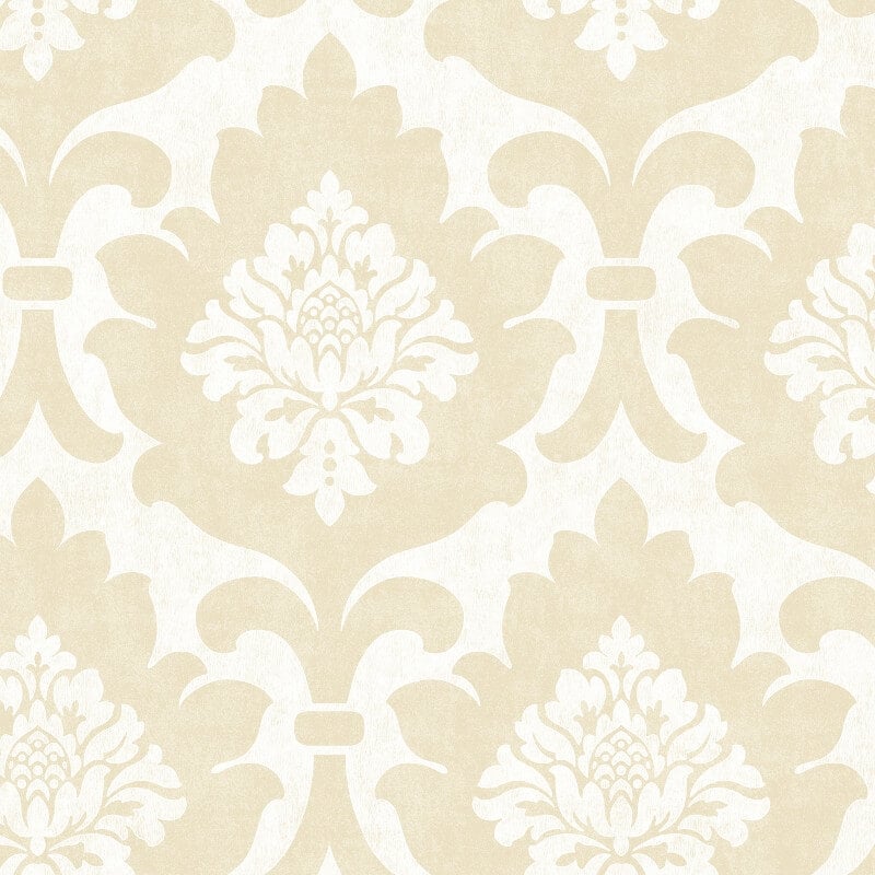 Osbourne Damask Wallpaper - Gold - SK Filson - DE41834 - Premier Wallcovering