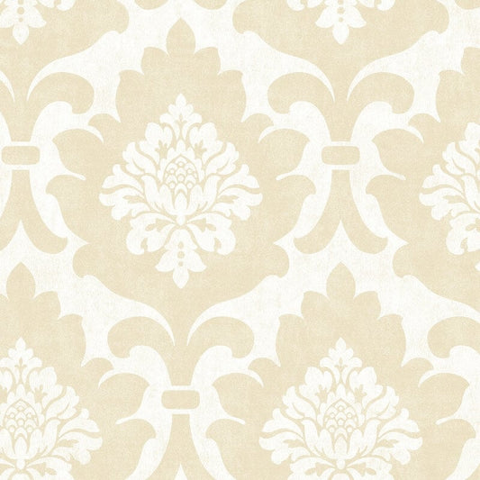 Osbourne Damask Wallpaper - Gold - SK Filson - DE41834 - Premier Wallcovering