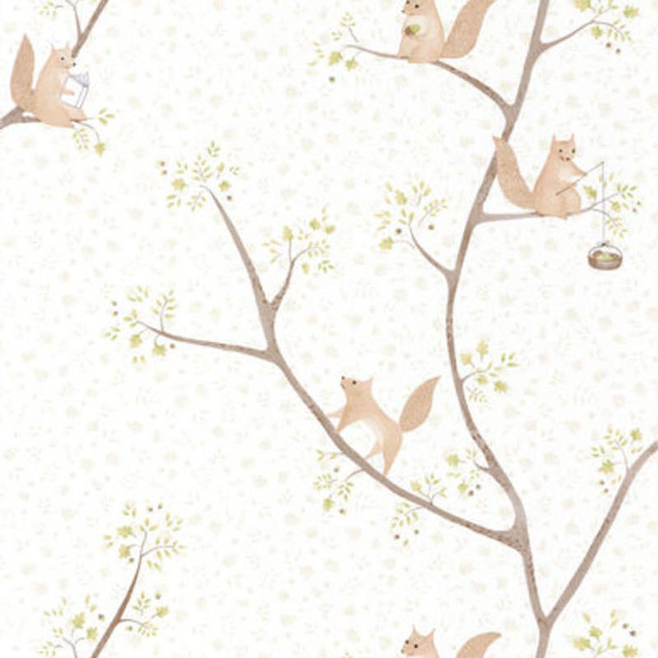 Oscar Rose & Nino Wallpaper - Beige - Casadeco - 85617110 - Premier Wallcovering