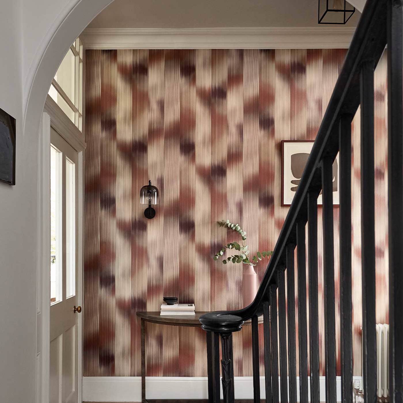 Oscillation Wallpaper - Rosewood/Fig - Harlequin - HM7W112753 - Premier Wallcovering