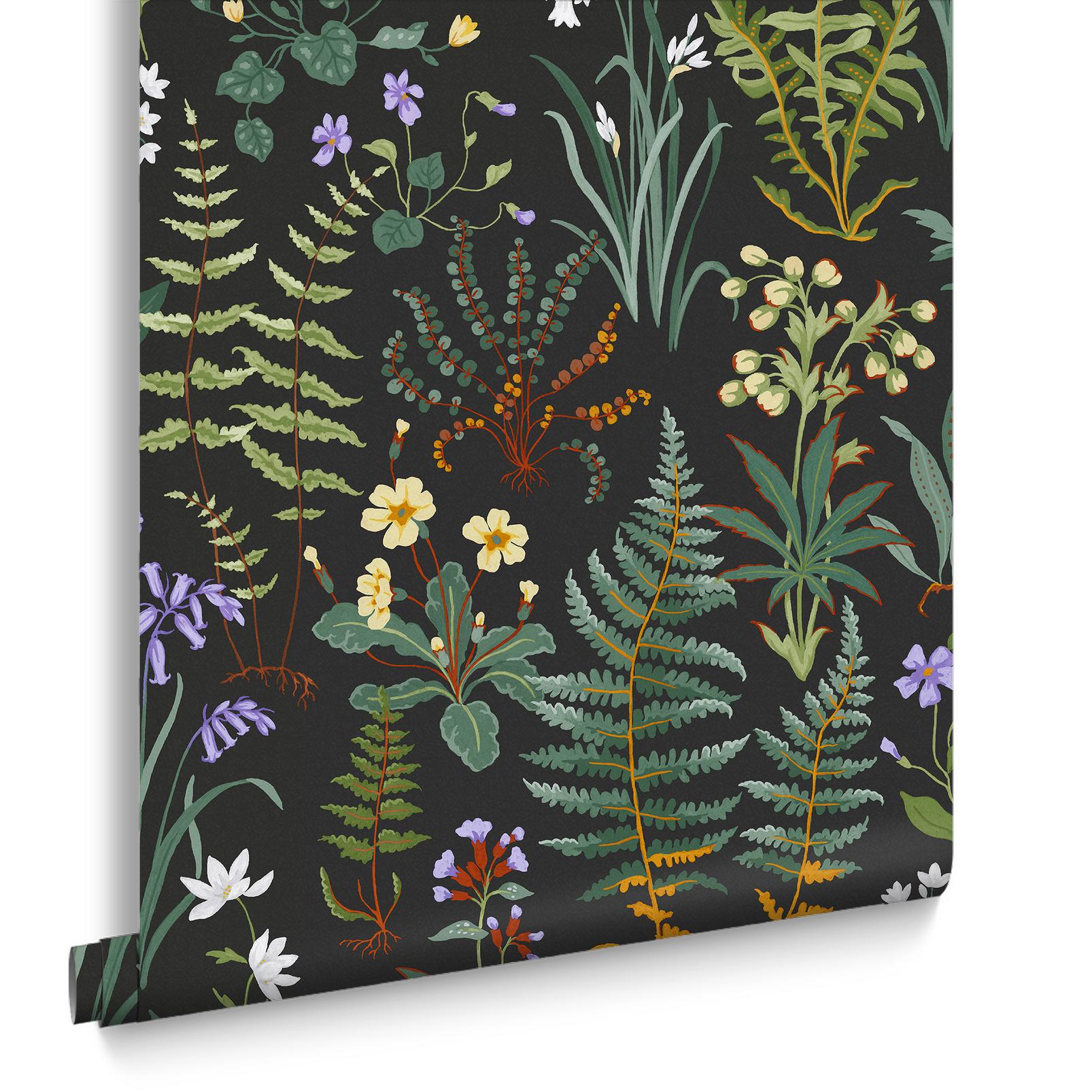 Oshibana Wallpaper - Night - Graham & Brown - 130312 - Premier Wallcovering