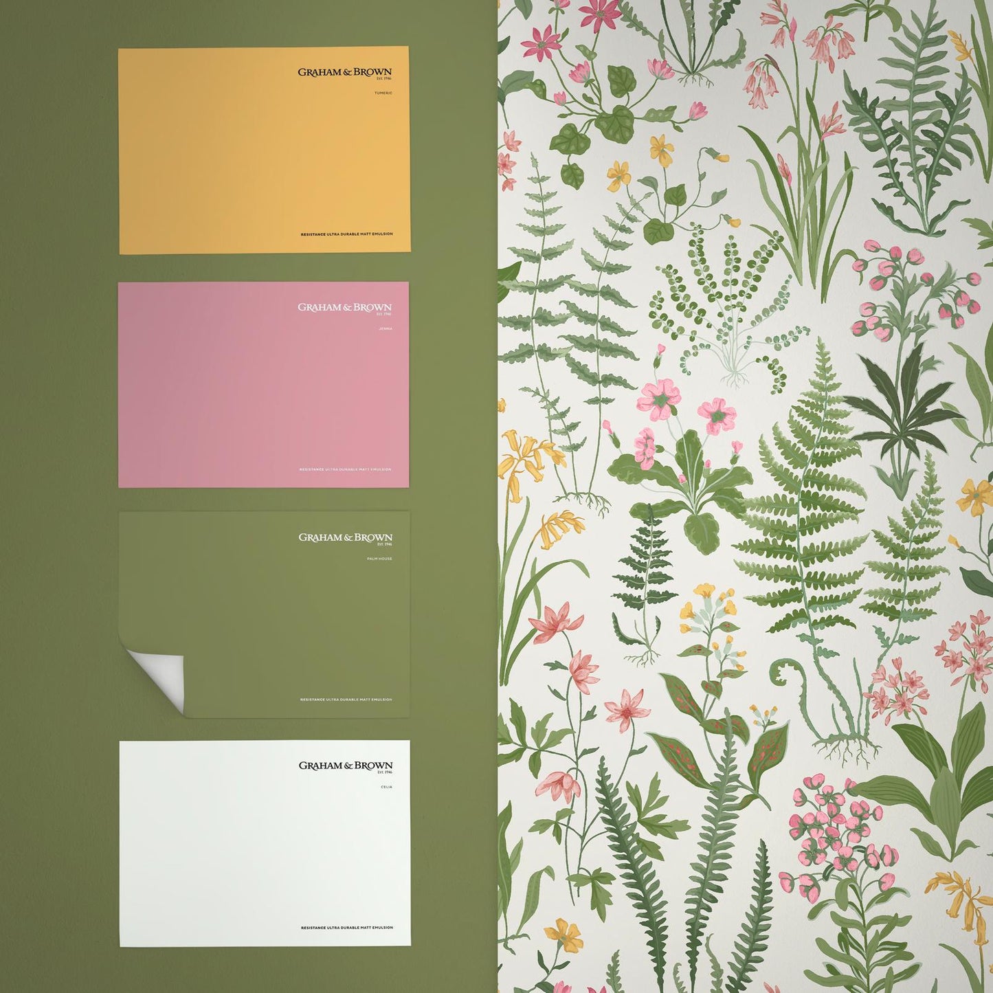 Oshibana Wallpaper - Day - Graham & Brown - 130317 - Premier Wallcovering