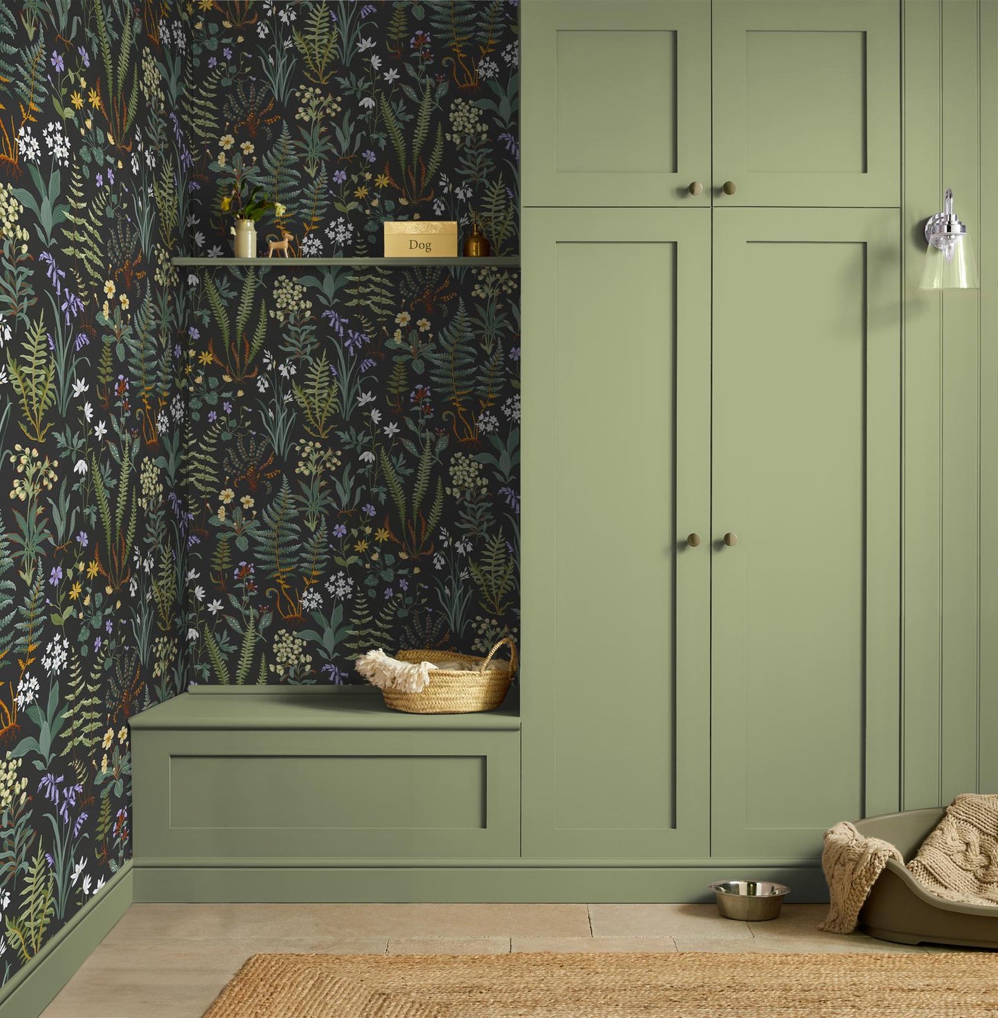 Oshibana Wallpaper - Night - Graham & Brown - 130312 - Premier Wallcovering