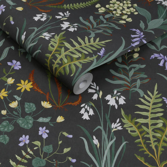 Oshibana Wallpaper - Night - Graham & Brown - 130312 - Premier Wallcovering