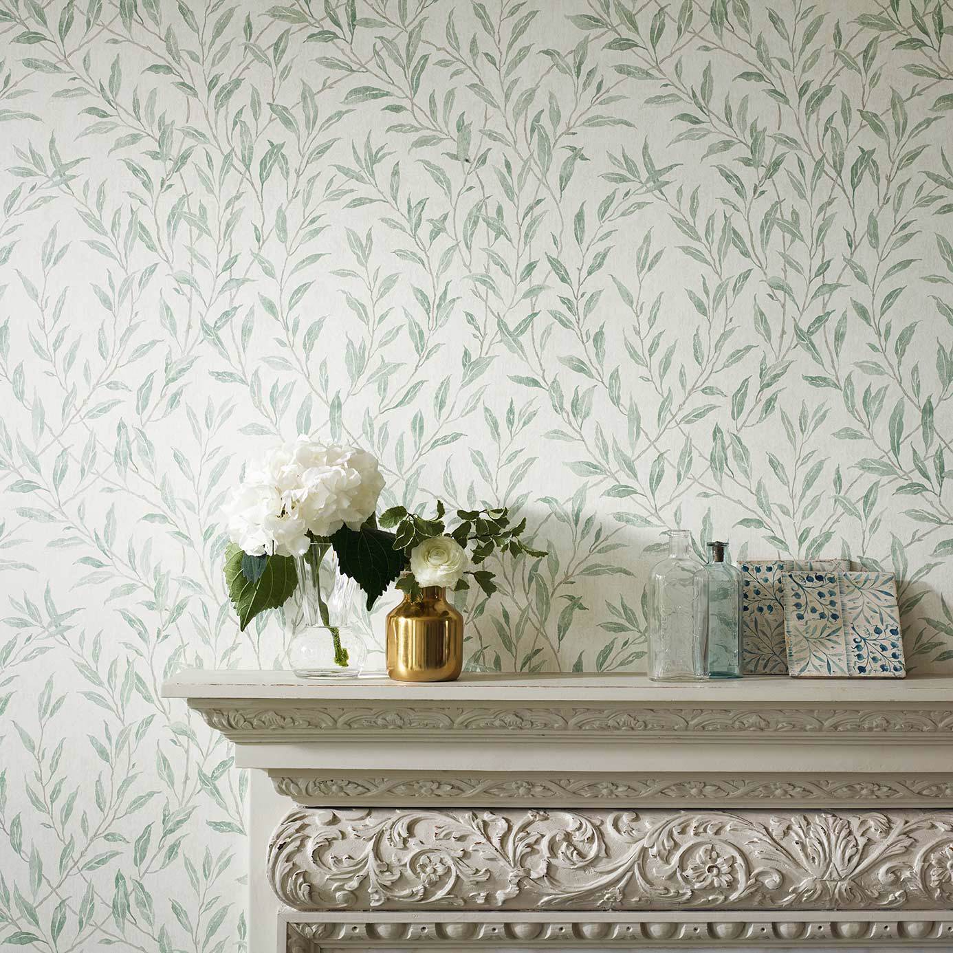 Osier Wallpaper - Dove/Chalk - Sanderson - DDAM216408 - Premier Wallcovering