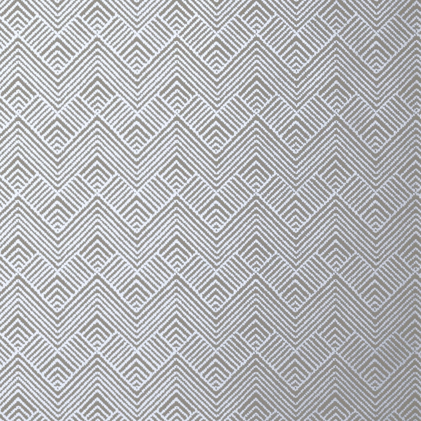 Oslo Chevron Wallpaper - Metallic Silver - Thibaut - T2991 - Premier Wallcovering