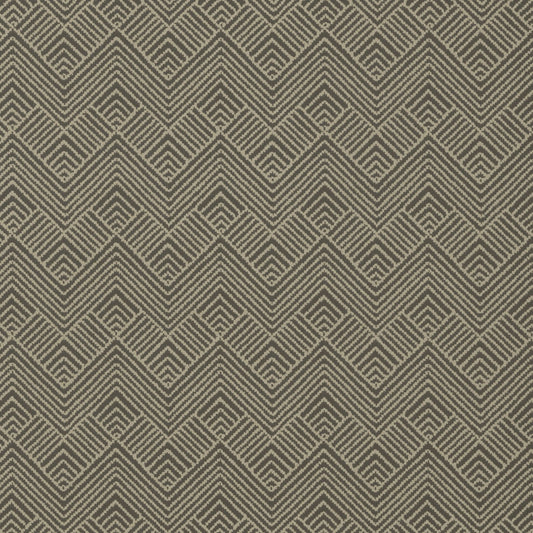 Oslo Chevron Wallpaper - Black - Thibaut - T2989 - Premier Wallcovering