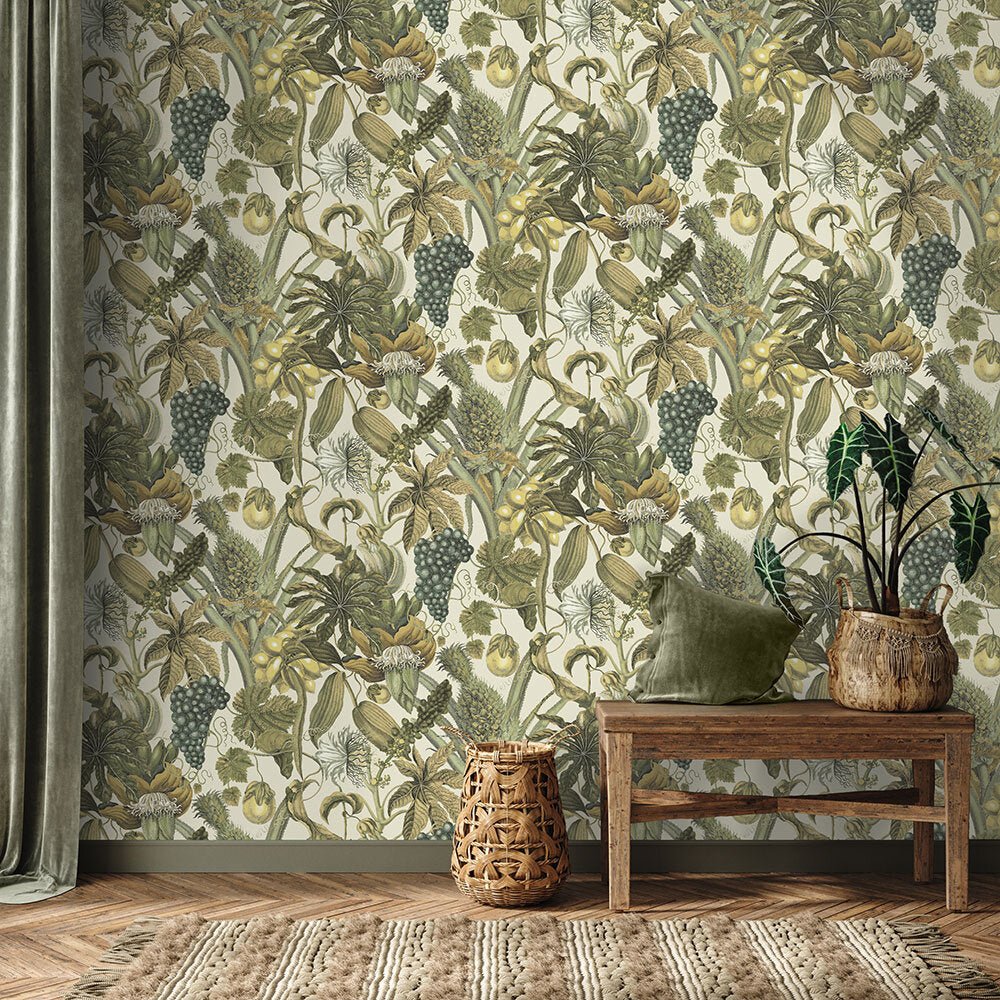 Osterley Wallpaper - Sepia - Timothy Wilman - TW2463 - Premier Wallcovering