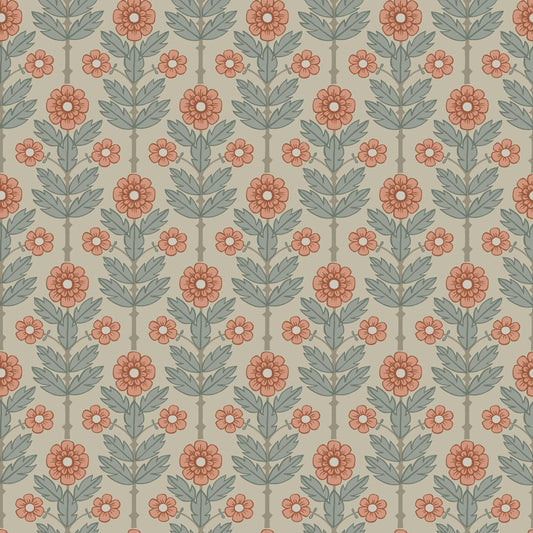 Othilia Wallpaper - Orange - Midbec - 28006 - Premier Wallcovering