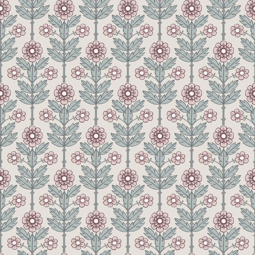 Othilia Wallpaper - Creamy White - Midbec - 28007 - Premier Wallcovering