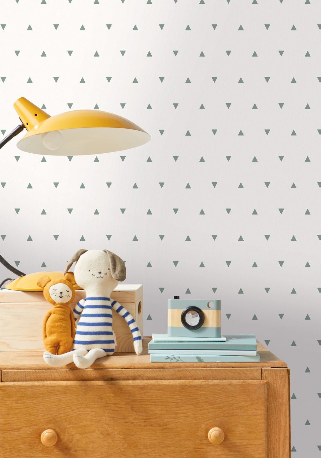 Our Planet Bermuda Triangle Wallpaper - Vert D'eau - Caselio - 101997101 - Premier Wallcovering