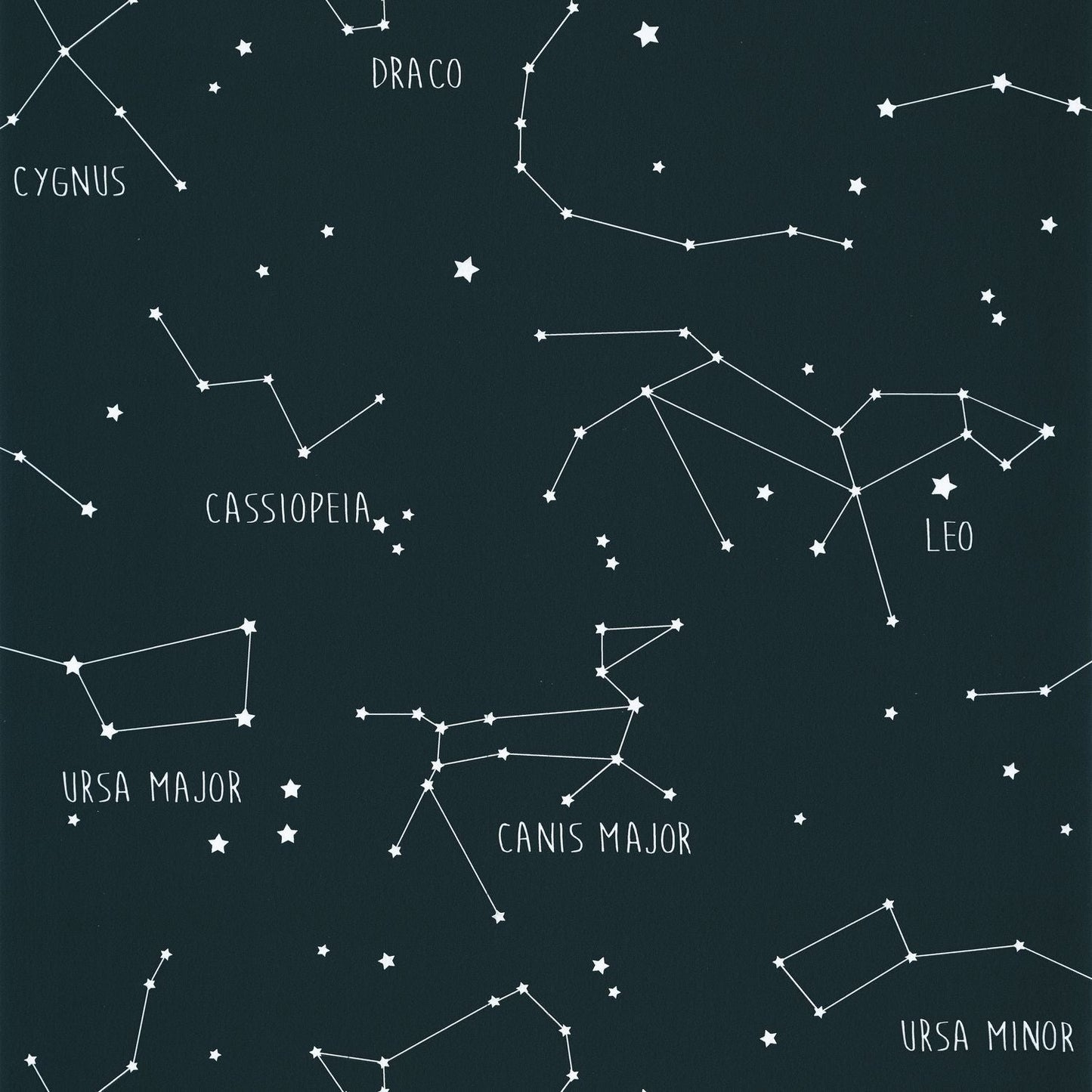Our Planet Constellations Wallpaper - Bleu Nuit - Caselio - 101916918 - Premier Wallcovering