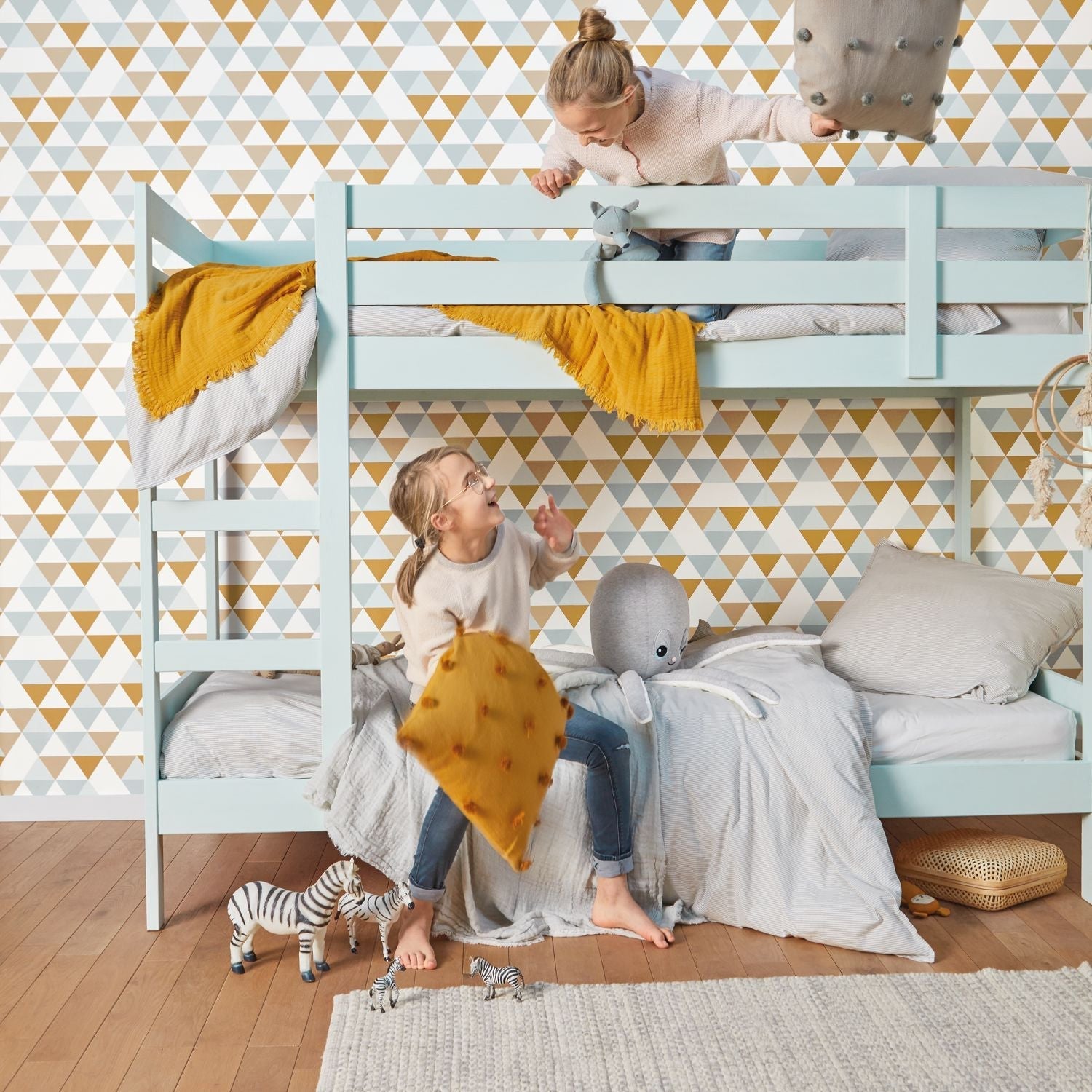 Our Planet Diamond Planet Wallpaper - Ocre - Caselio - 102007100 - Premier Wallcovering