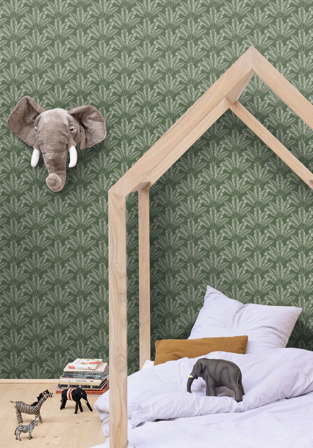 Our Planet Savannah Wallpaper - Vert Kaki - Caselio - 101947408 - Premier Wallcovering