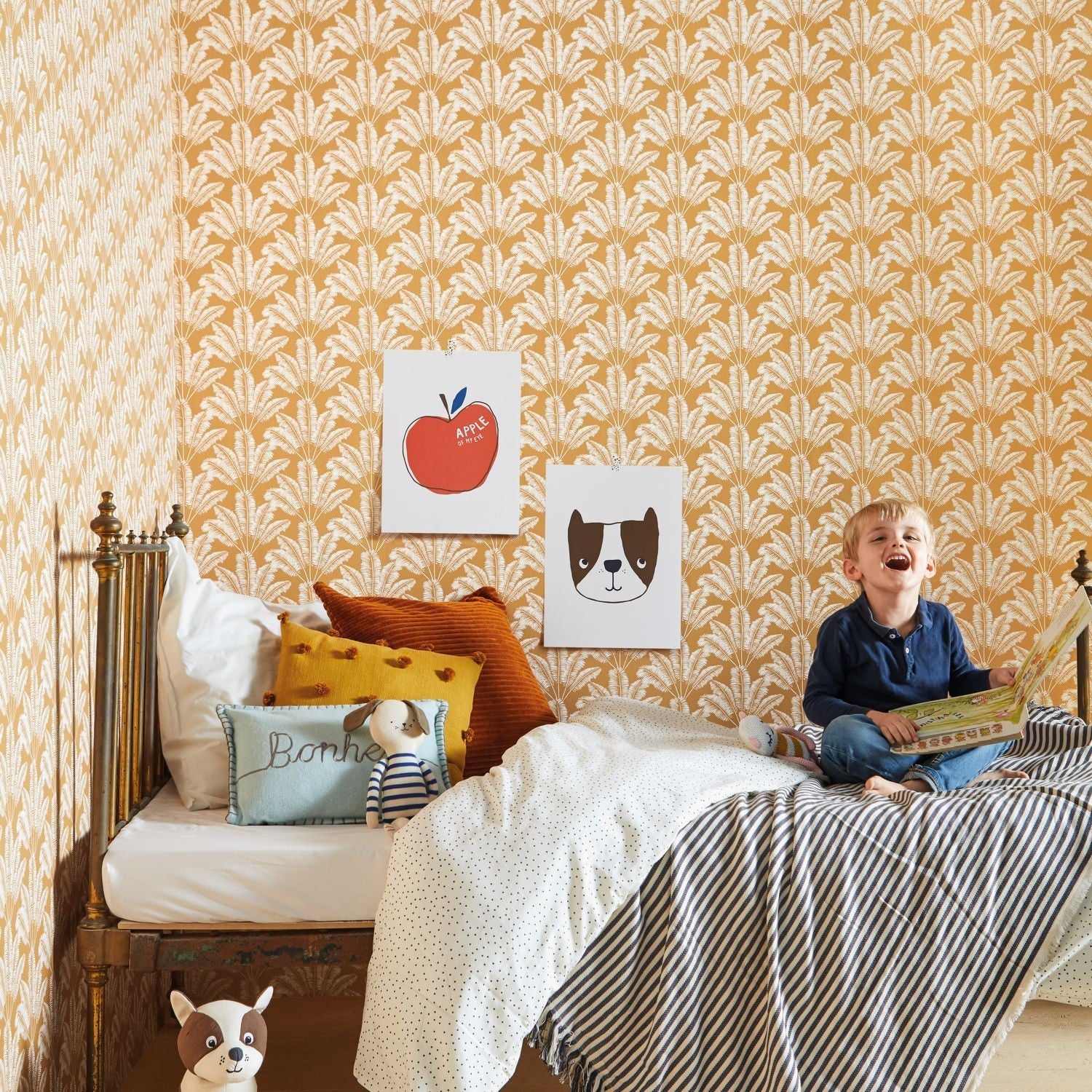 Our Planet Savannah Wallpaper - Ocre - Caselio - 101942124 - Premier Wallcovering